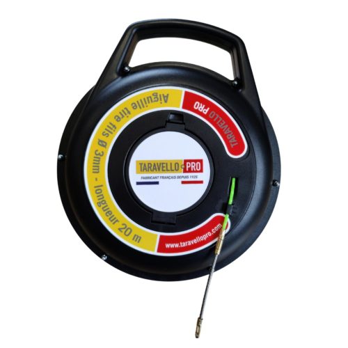 Tête de guidage flexible M4 avec roulette. Pour aiguilles tire-fils